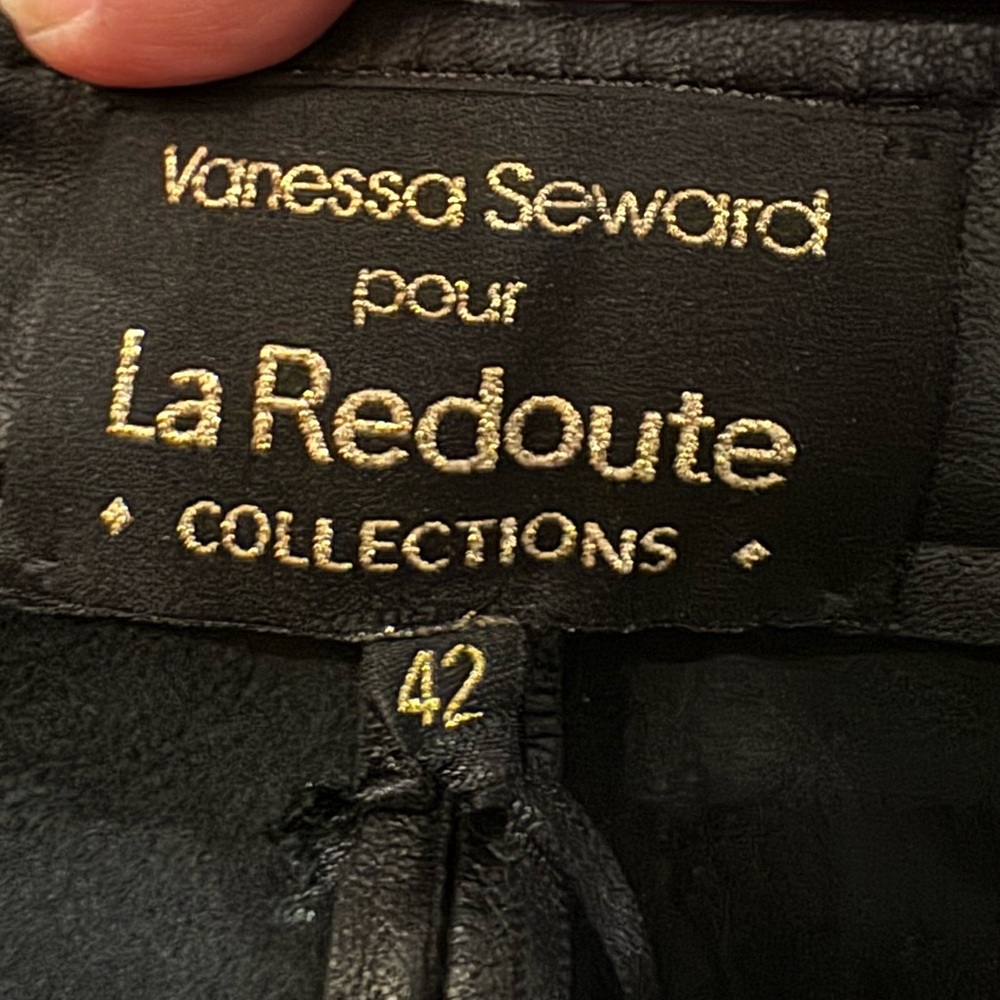 Vanessa Seward Pour La Redoute Leather Skirt - Picture 6 of 7